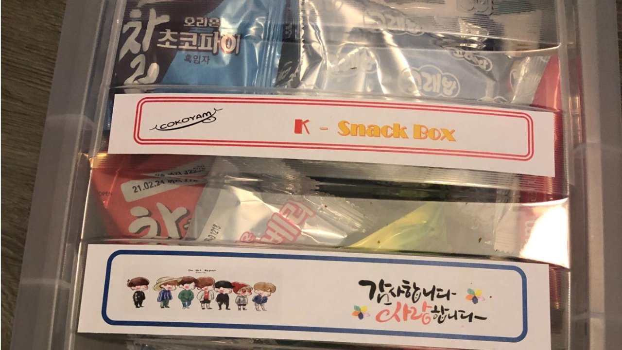 韩国闺蜜投递美国的零食盒&独岛美肤品｜原来在amazon就能买到～太幸福了