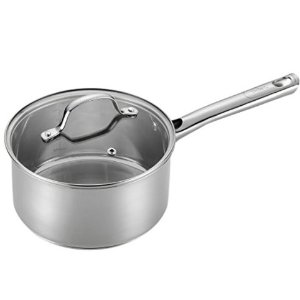 T-fal E75824 Performa Stainless Steel Dishwasher Safe Oven Safe Sauce Pan Cookware, 3-Quart, Silver