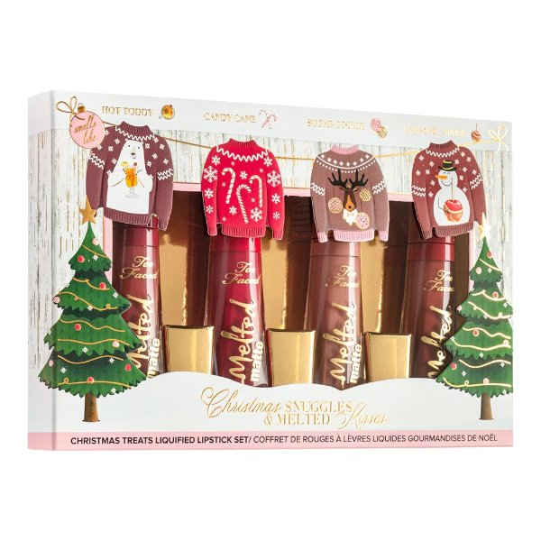 Christmas Snuggles & Melted Kisses Liquid Lipstick Set | TooFaced