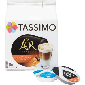 Tassimo L'OR 焦糖拿铁热促 优雅金色颗粒锁定浓郁咖啡香