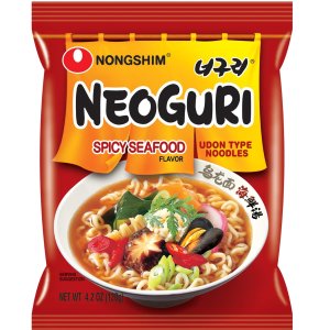 Nongshim Neoguri Noodles, Spicy Seafood, 4.2 Ounce (Pack of 10)