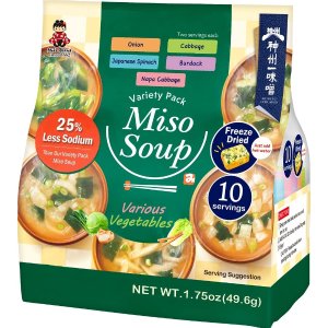 Miko 25%减钠冻干蔬菜味噌汤 10份