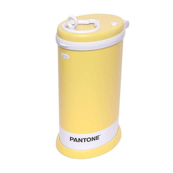 Steel Odor Locking, No Special Bag Required, Money Saving, Modern Design, Registry Must-Have Diaper Pail, Pantone Yellow
