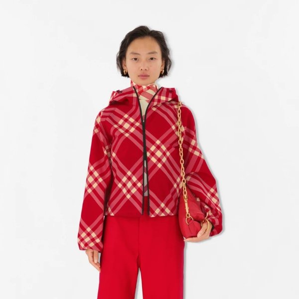Cropped Check Lightweight JacketPrice $1,890.00