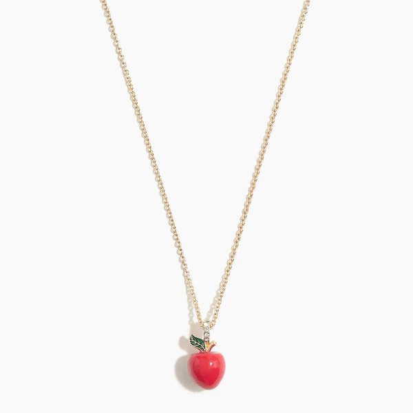 Apple pendant necklace