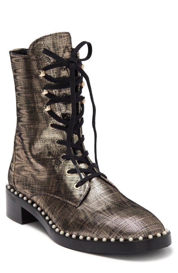 Sondra Metallic Leather Boot