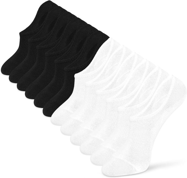 Women and Men No Show Socks Low Cut Anti-slid Athletic Running Novelty Casual Invisible Liner Socks