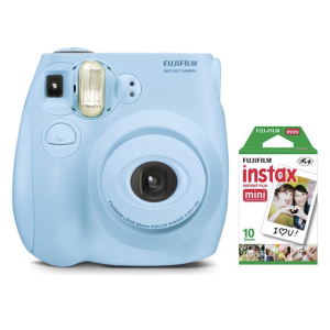 Fujifilm Instax Mini 7S Instant Camera (with 10-pack film) - Light Blue