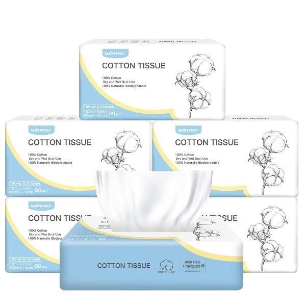 Soft Cotton Tissue, 480 Counts