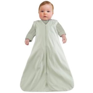 HALO SleepSack 100% Cotton Wearable Blanket, Sage, Medium @ Amazon