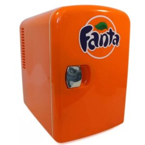 Coca-Cola FA04 Fanta 4 Liter/4.2 Quarts 6 Can Portable Mini Cooler