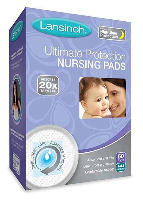 Nursing Pads, Pack of 50 Ultimate Protection Disposable Breast Pads, Blue