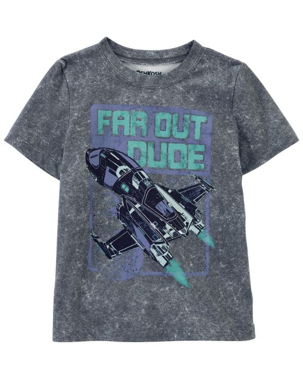 Baby Far Out Acid Wash Jersey Tee