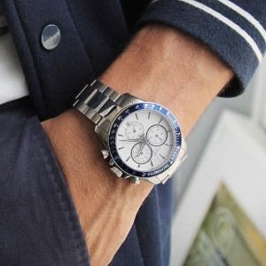 Dealmoon Exclusive: TISSOT T-Sport Silver Dial Chronograph Men's Watch