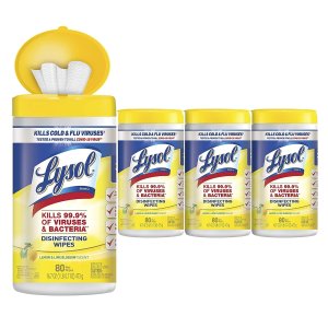 Lysol Disinfectant Wipes, Multi-Surface Antibacterial Cleaning Wipes