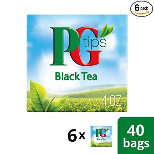 Premium Black Tea For a Classic Warm Beverage Pyramid Tea Bags 100% Sustainably Sourced 40 Tea Bags 6 Count