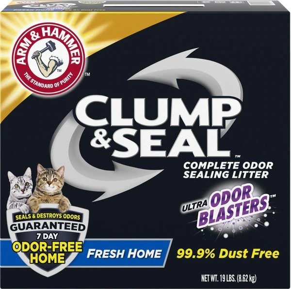 Clump & Seal Complete Odor Sealing Clumping Cat Litter, Fresh Home with Ultra Odor Blasters with 10 Days of Odor Control - Chewy.com