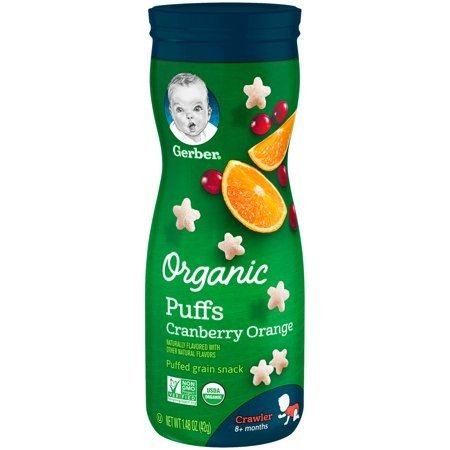 Organic Puffs, Cranberry Orange, 1.48 oz.