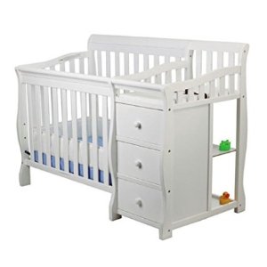 Dream On Me Jayden 4-in-1 Mini Convertible Crib And Changer & More @ Amazon