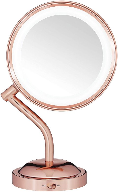 Conair Double Sided Battery Operated Lighted Makeup Mirror Vanity With Led Lights 1x 5x Magnification Rose Gold Finish Dealmoon - Conair Double Sided Lighted Makeup Mirror With 5x Magnification Conair Double Sided Battery Operated Lighted Makeup Mirror Vanity With Led Lights 1x 5x Magnification Rose Gold Finish Dealmoon - Conair Double Sided Lighted Makeup Mirror With 5x Magnification