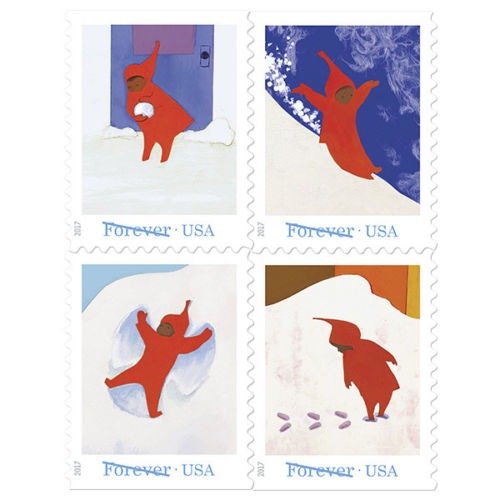 冬季主题forever 邮票20张