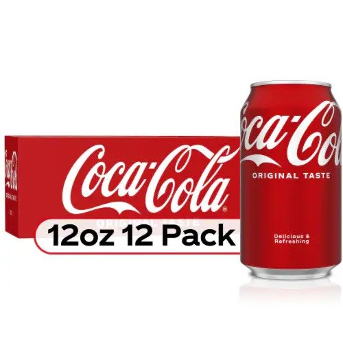 Coca-Cola Soda Pop Soft Drink, 12 ct / 12 fl oz