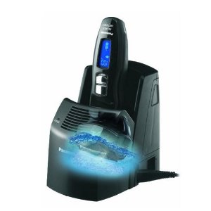 Panasonic ES-LA93-K Arc4 Electric Shaver Wet/Dry with Multi-Flex Pivoting Head and Automatic Cleaning System for Men