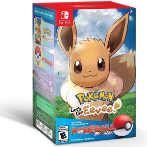 Pokemon: Let's Go Eevee! Poke Ball Plus Bundle