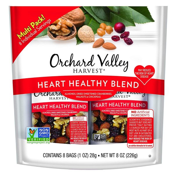 Heart Healthy Blend, 1 oz (Pack of 8), Non-GMO, No Artificial Ingredients