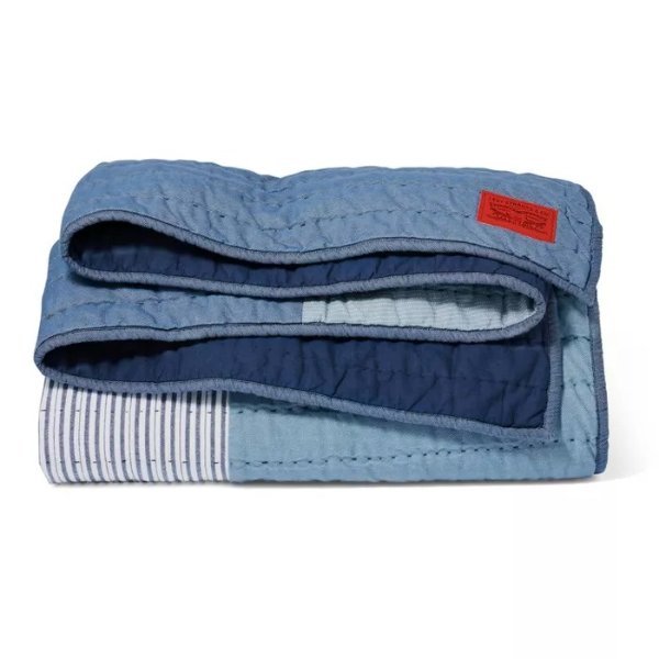 Cotton Patchwork Quilt Blue - Levi's® x Target