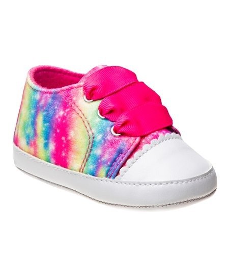 Fuchsia & Violet Sparkle Sneaker - Girls