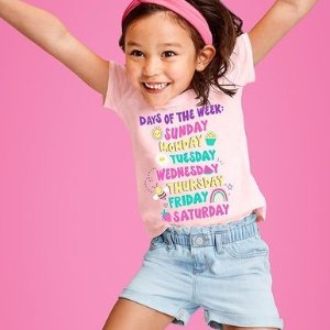Children's Place 儿童夏日短裤、半身裙裤低至2折清仓
