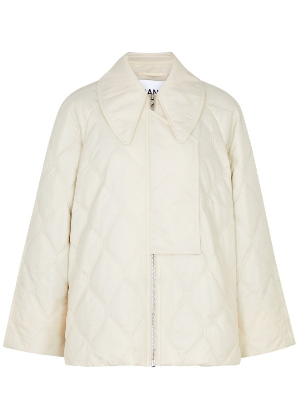 New Season Quilted shell jacket