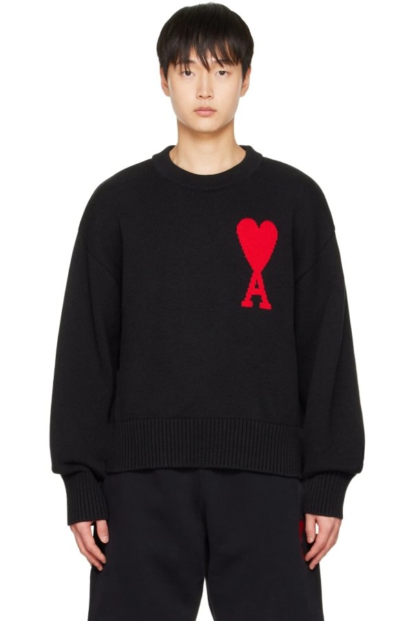 Black Ami de Coeur Sweater