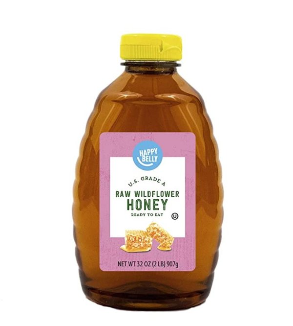 Amazon Brand -Raw Wildflower Honey, 32 oz (Previously Solimo) (Packaging May Vary)
