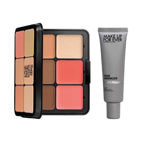 ALL-IN-ONE PALETTE & PRIMER DUO HD Skin All-In-One Palette + Step 1 Primer