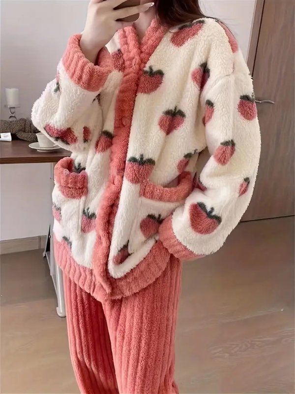 草莓睡衣套装