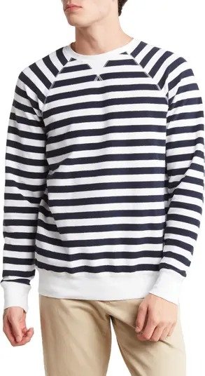 Stripe French Terry Sweater