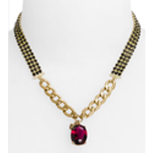 Juicy Couture Starlet Estate Stone Pendant Necklace