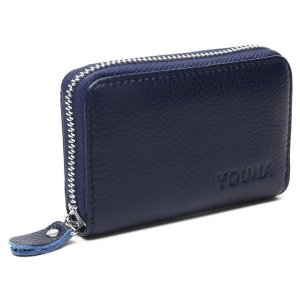 Credit Card Wallet,YOUNA Rfid Blocking Genuine Leather Credit Card Holder for Women