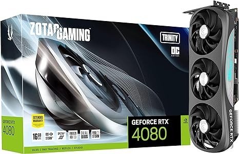 RTX 4080 16GB Trinity OC 16GB GDDR6X 256-bit 22.4 Gbps PCIE 4.0 Graphics Card