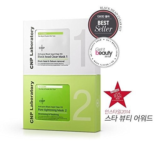 KOREAN COSMETICS, CNP Laboratory_ Anti-pore Black head Clear Kit (pore care, improving blackheads, visible effects, sebum control, skin-soothing, moisturizing) [001KR]