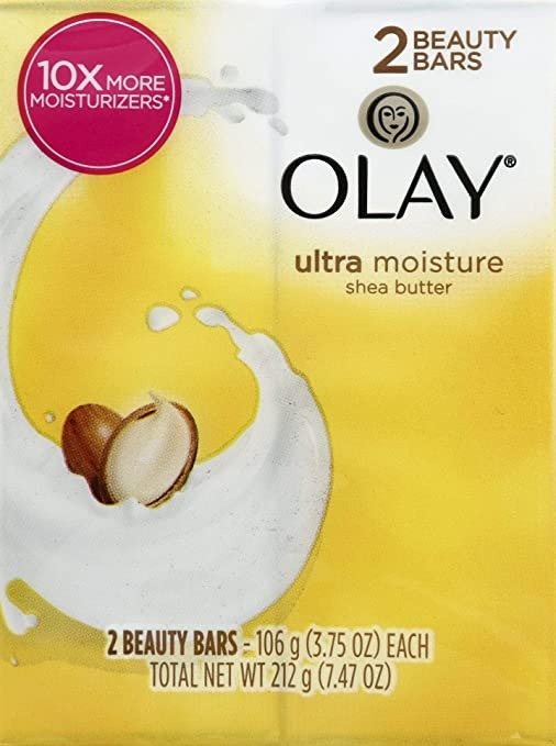 Outlast Ultra Moisture Shea Butter Beauty Bar, 7.52 Ounce, Pack of 2