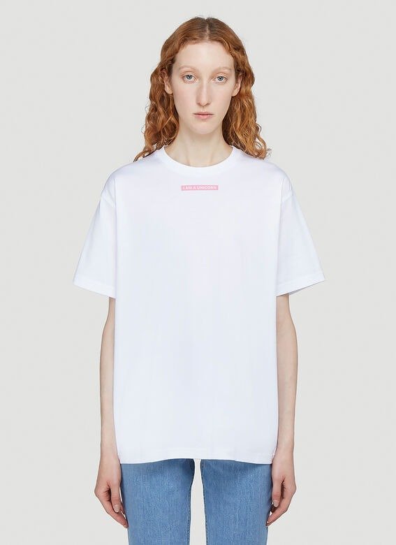 I Am A Unicorn T-Shirt in White