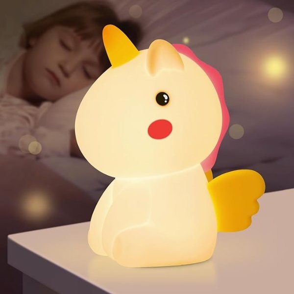 AWOFOT Unicorn Night Light for Kids