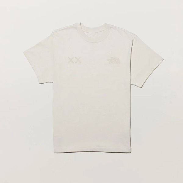 The North Face x KAWS Tee (Moonlight Ivory) | END. Launches