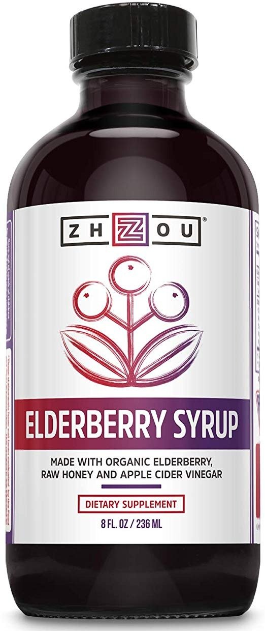Elderberry Syrup Organic Sambus Black Elderberry
