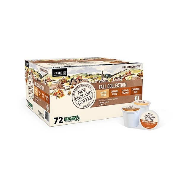New England Coffee® Fall Collection Variety Pack Keurig® K-Cup® Pods 72-Count | Bed Bath & Beyond