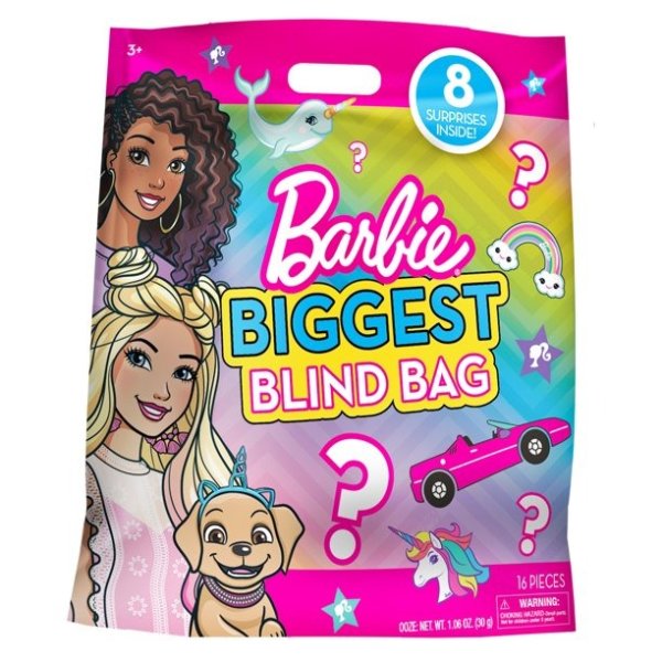 Biggest Blind Bag, 6 Surprises Include Stuffed Animal, Figures, and Headband, Gift for Kids