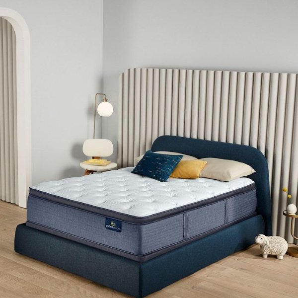 Perfect Sleeper Cozy Escape 15" Plush Pillow Top Mattress- Queen